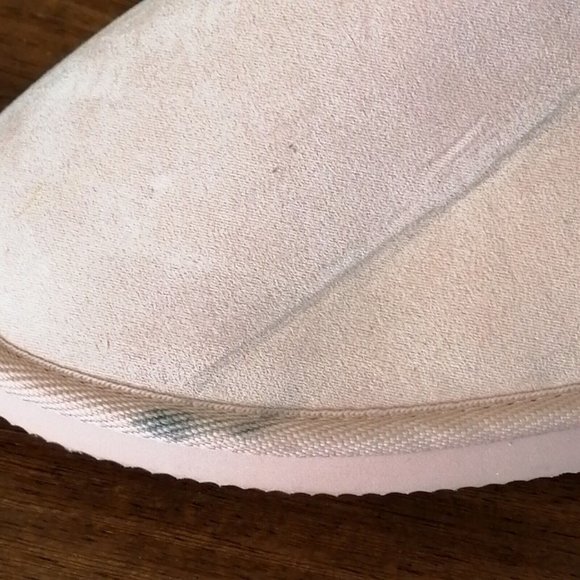 Old Navy Womens Bootie Slipper Pink w/Sequin Front Flat Heel Round Toe Sz 6 - Picture 10 of 10